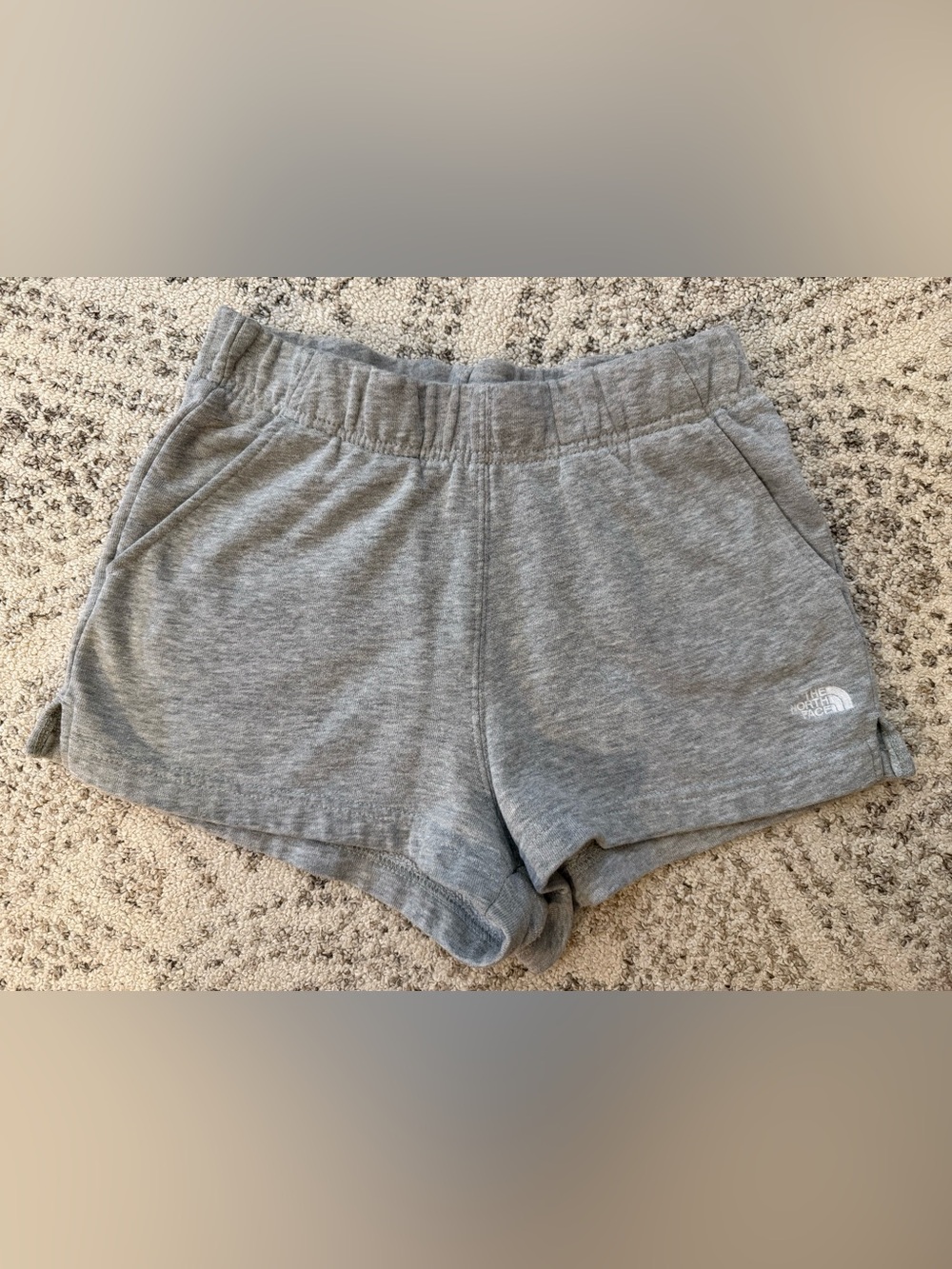 North Face Gray Fleece Ladies Shorts Sz Small